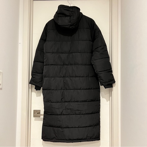 $285 NWT Black Free People x Universal Standard Everest Long Puffer Jacket - Picture 6 of 16